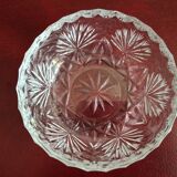 Finger bowl or small bowl in cut crystal 12 cm height 5.7 cm