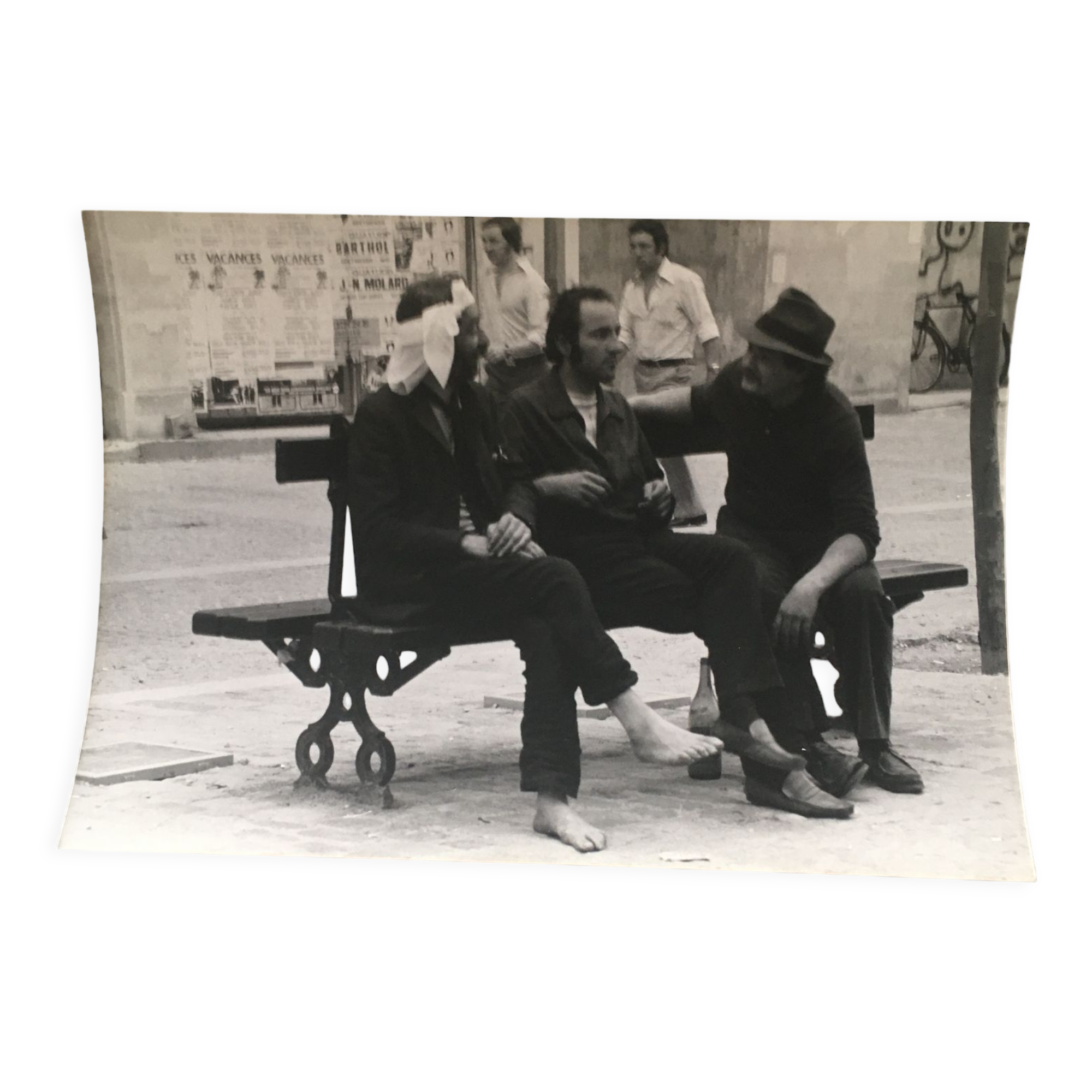 Photo années 80 Hommes rue