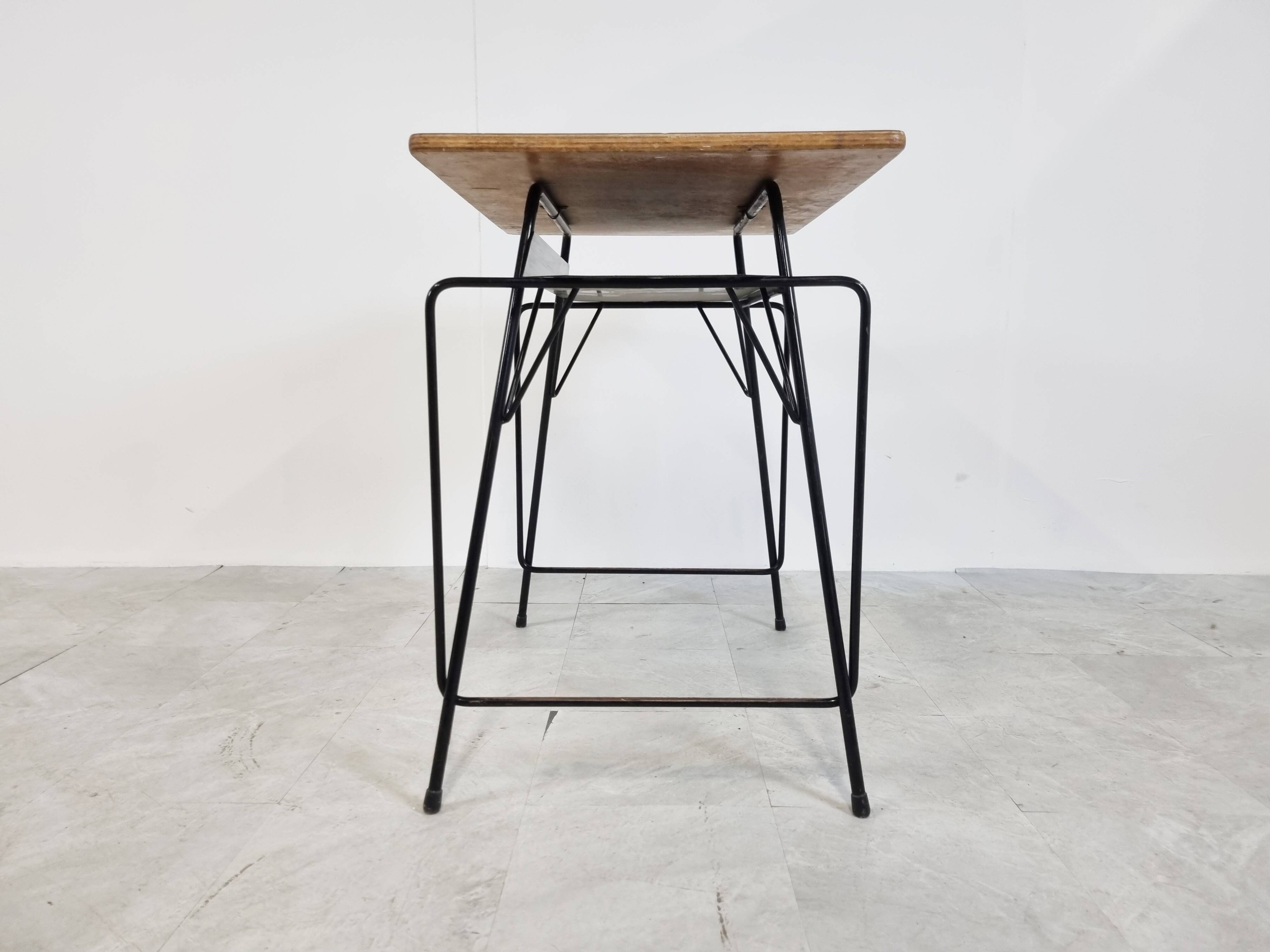Vintage desk by Willy Van Der Meeren for Tubax, 1950s