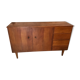 Vintage style scandi enfilade in blond walnut veneer