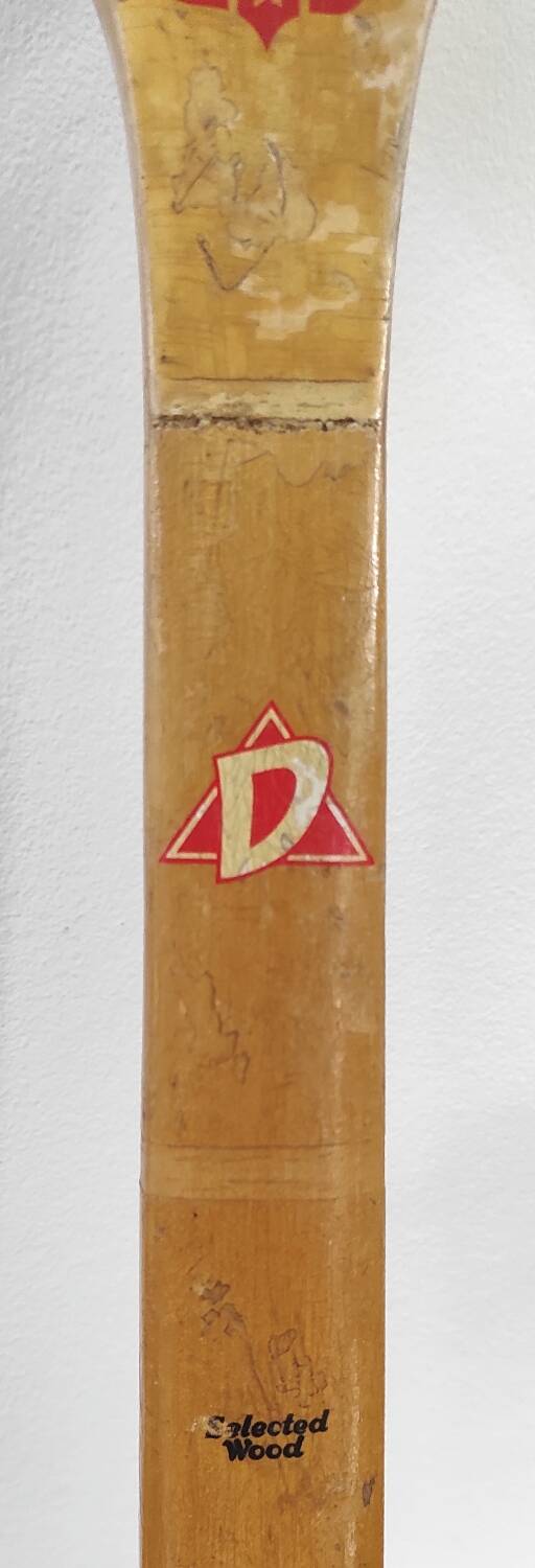 Vintage wooden tennis racket "Tigris" Courtrai, Belgium