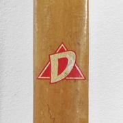 Vintage wooden tennis racket "Tigris" Courtrai, Belgium