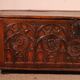 Gothic oak chest