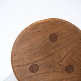 Raw teak stool