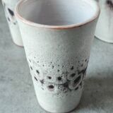 Pierlot 60s enamelled stoneware orangeade service