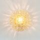 Lustre en verre bulle des années 60 par H. Tynell pour Limburg, Allemagne.