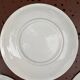 Gien earthenware plates with thistle decoration, set of 6.