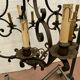 Louis xv style wrought iron chandelier twelve points of light xx century