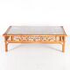 Ensemble de 3 tables basses en rotin