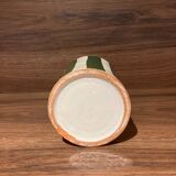 Ridged handmade vase