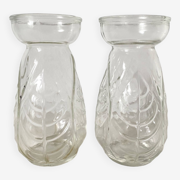 Pair of hydroculture vases from the 1950s