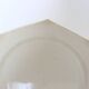 Creil and Montereau plates, 19th century, Perle model, ivory / set of 3