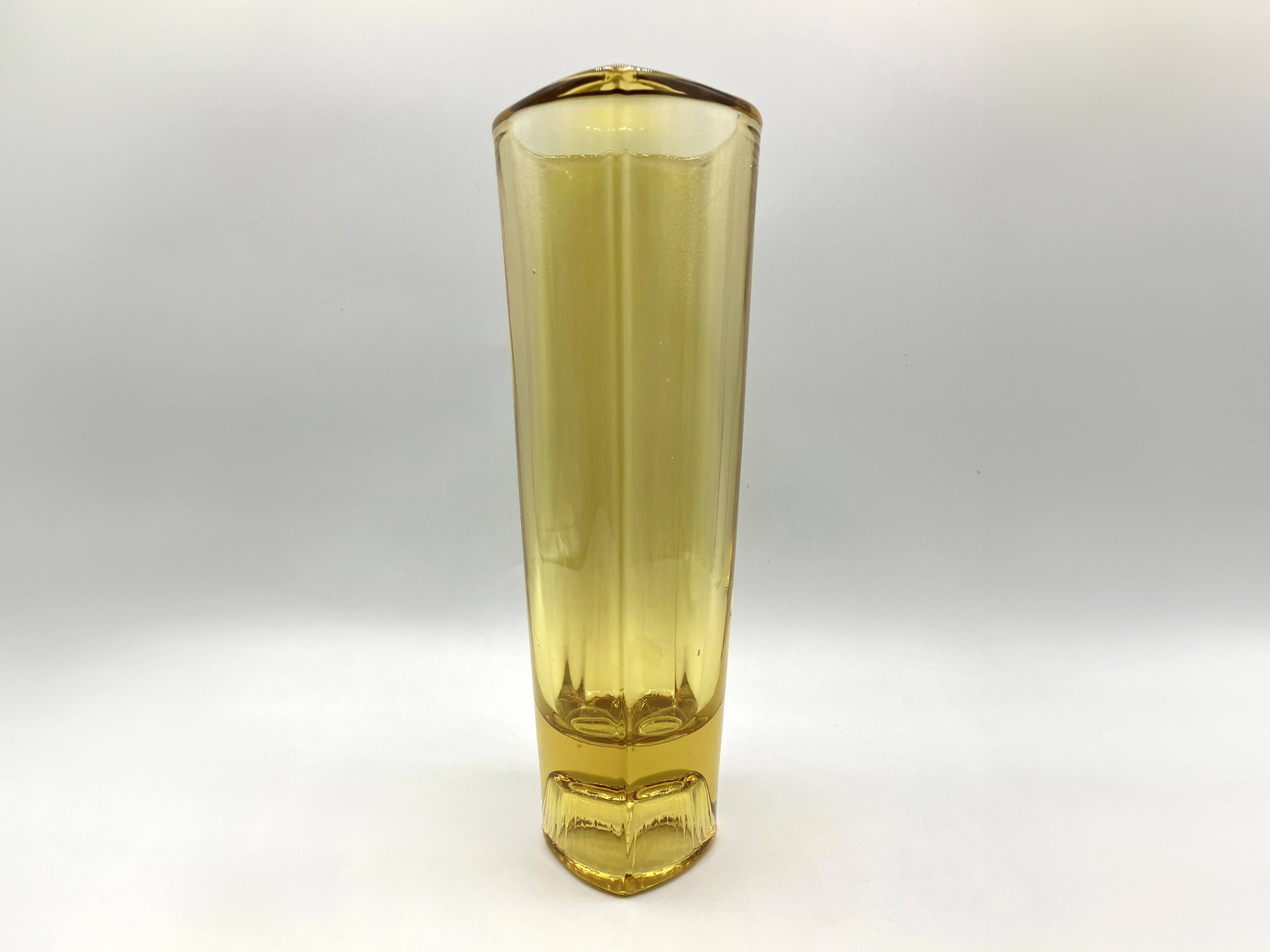 SKLO UNION vase • Rosice glassware • Design Milos Filip, 1960