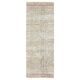 1970s Vintage Turkish Hand-Knotted Wool Cotton Beige Runner Rug 80x216