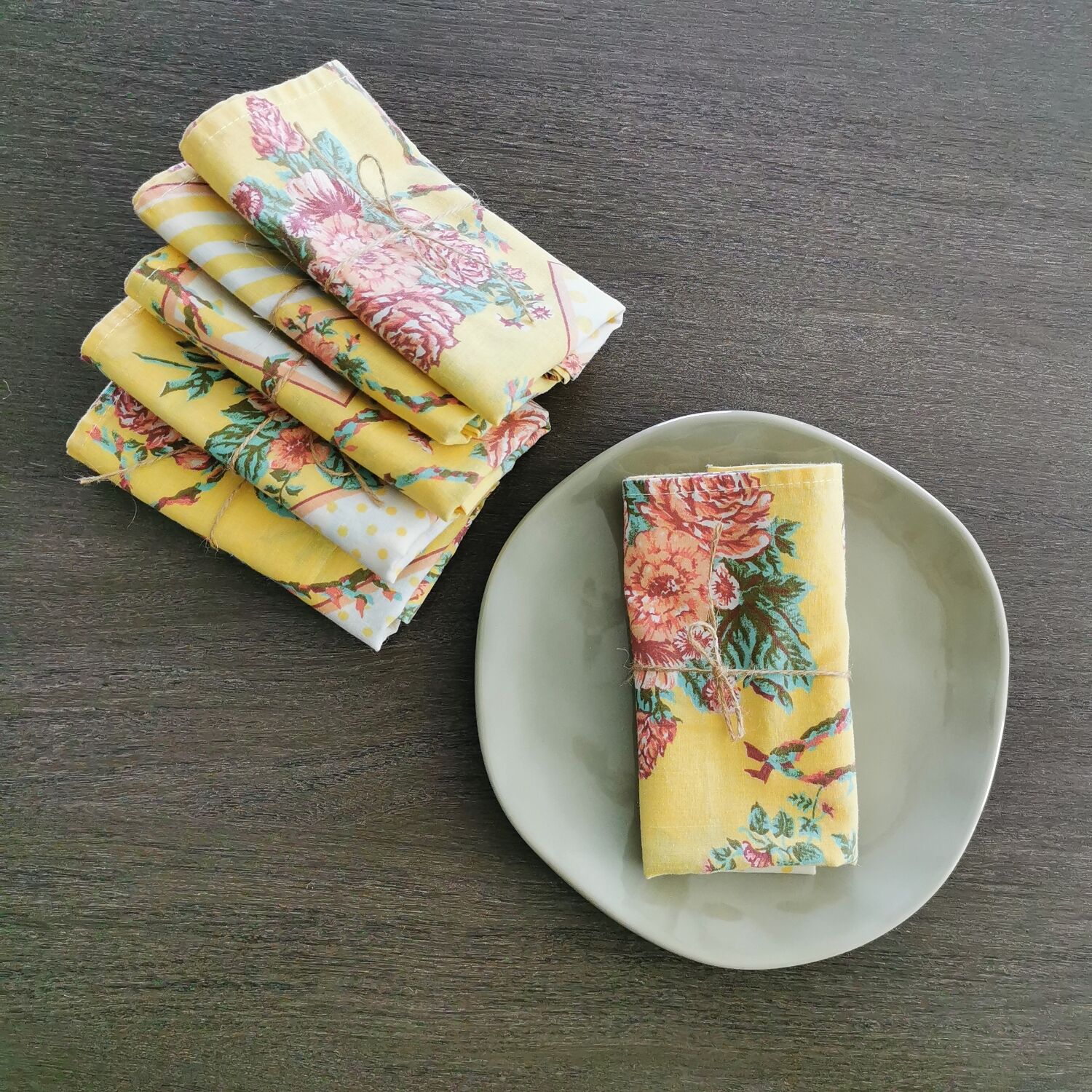Lot de 6 serviettes de table