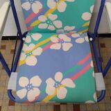 Pair of Vintage Lafuma Folding Camping Chairs