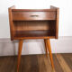 Chevet vintage pieds compas, années 60