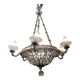 Vintage Crystal Beaded Chandelier 1940’s