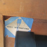 Office by Florence Knoll edited and signed Knoll circa 1950 black lacquered