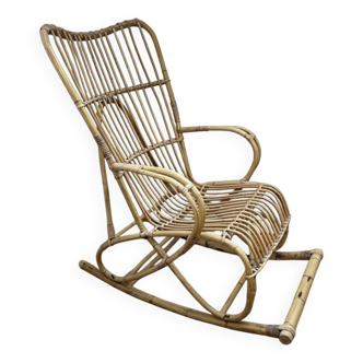 Rattan rocking chair