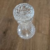 Molded glass carafe