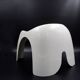 Vintage white Efebino stool by Stacy Dukes for Artemide, 1960s