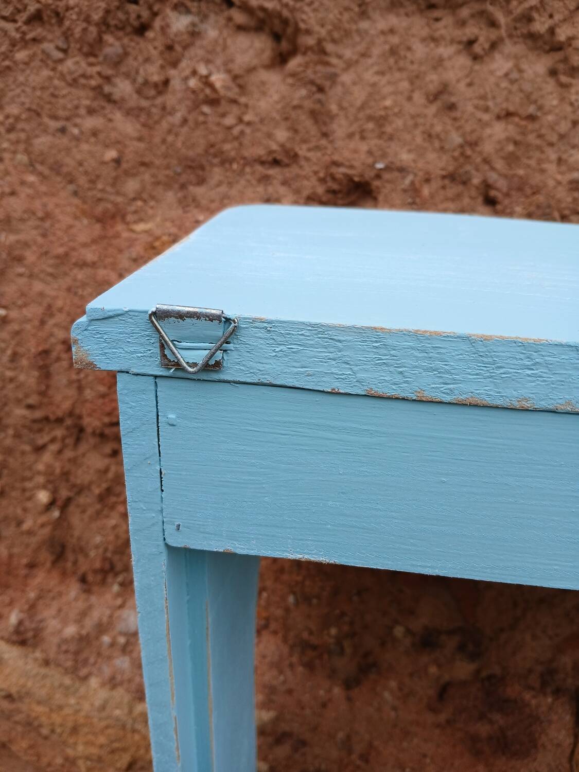 Revamped antique wall shelf