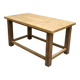 Old farmhouse table made of solid wood - Vintage work table