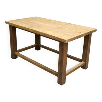 Old farmhouse table made of solid wood - Vintage work table