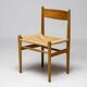 CH36 dining chair, matched, in soap-treated oak by Hans J. Wegner for Carl Hansen.