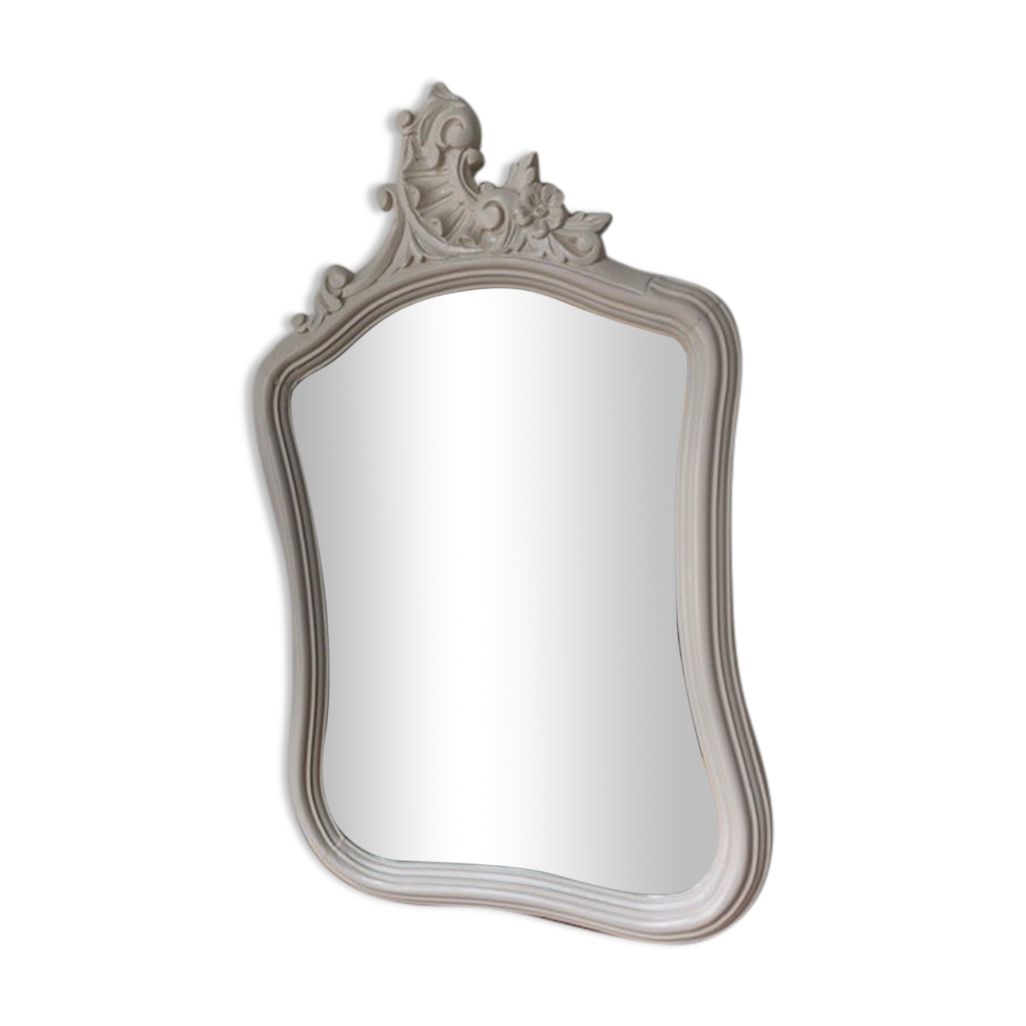 Old beveled mirror