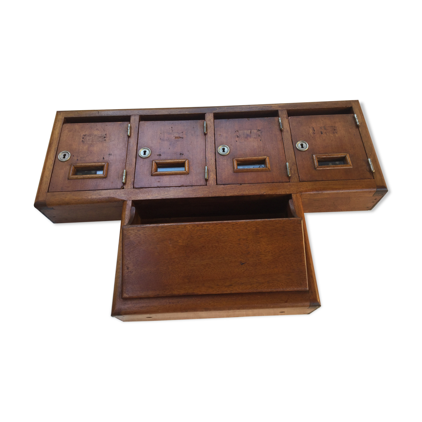 Old building mailboxes