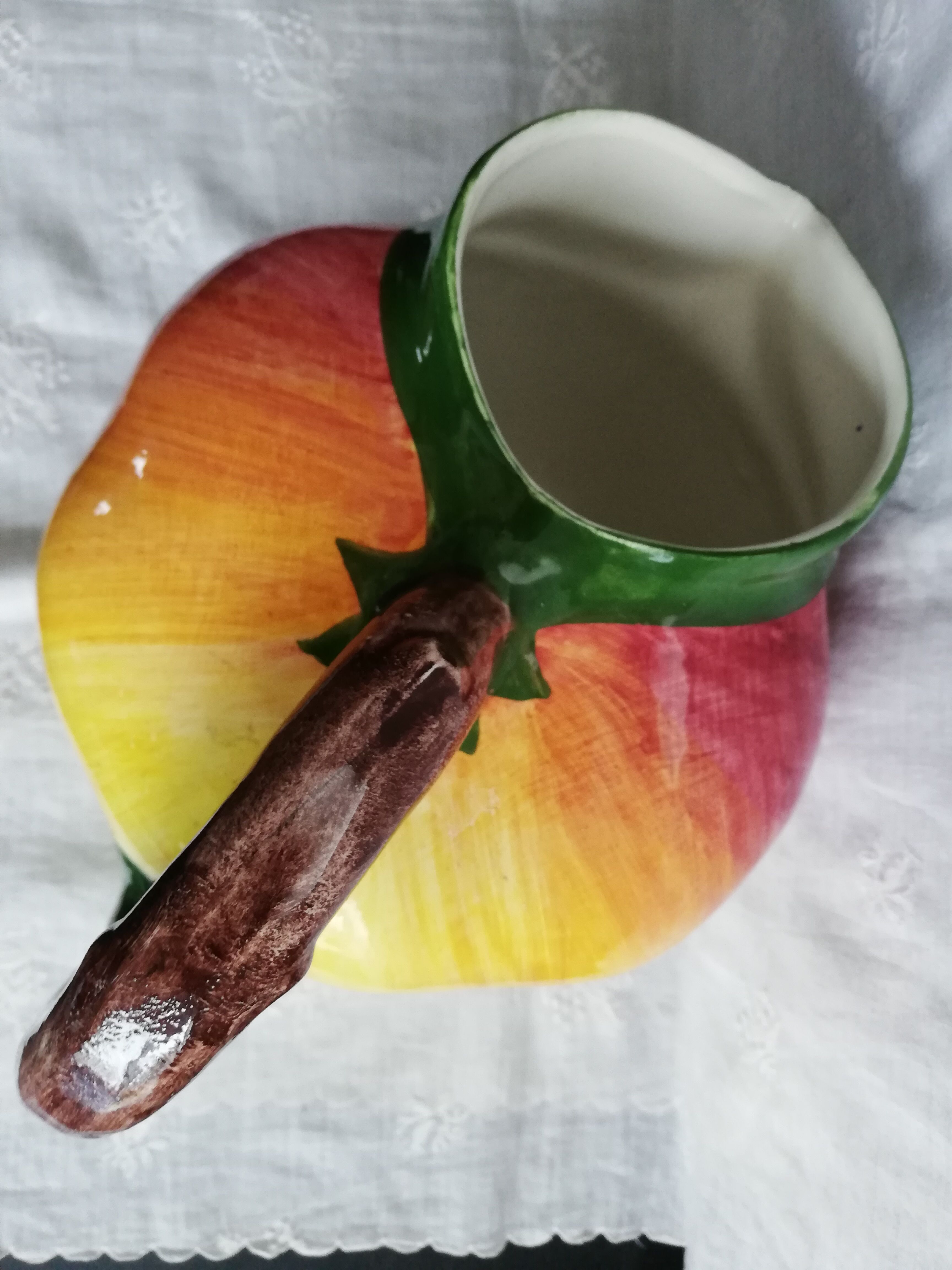 Large apple pitcher 3L ceramic slurry