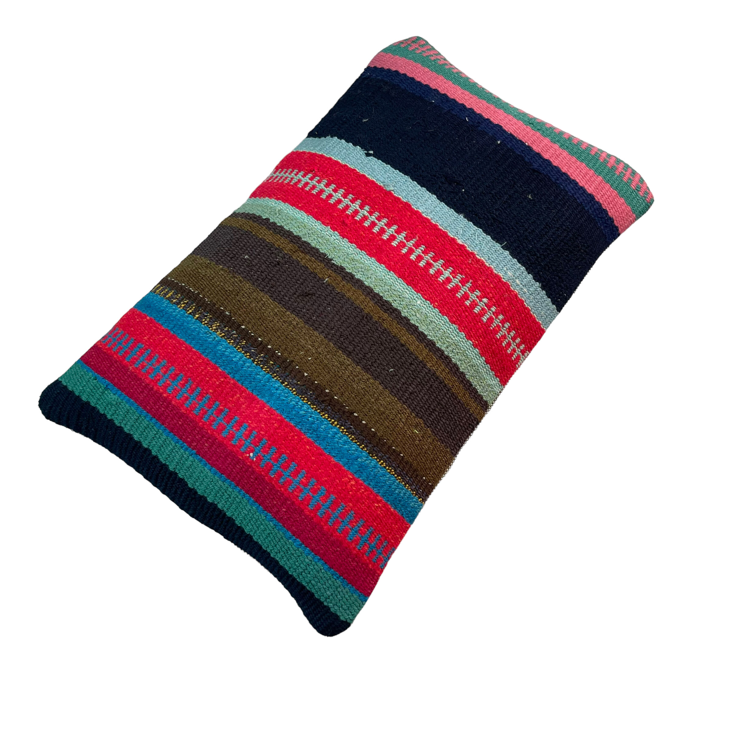 Vintage turkish kilim cushion cover 30x50cm