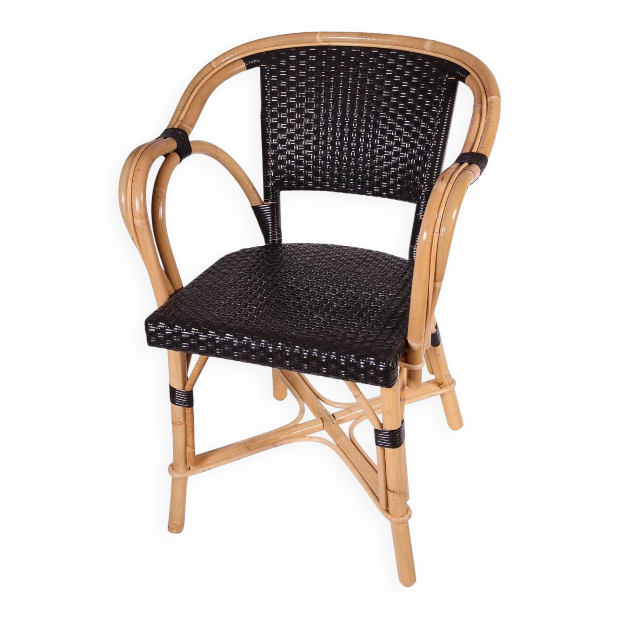 Black Précatelan armchair
