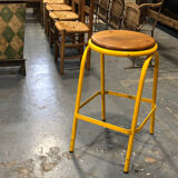 Old high workshop stool