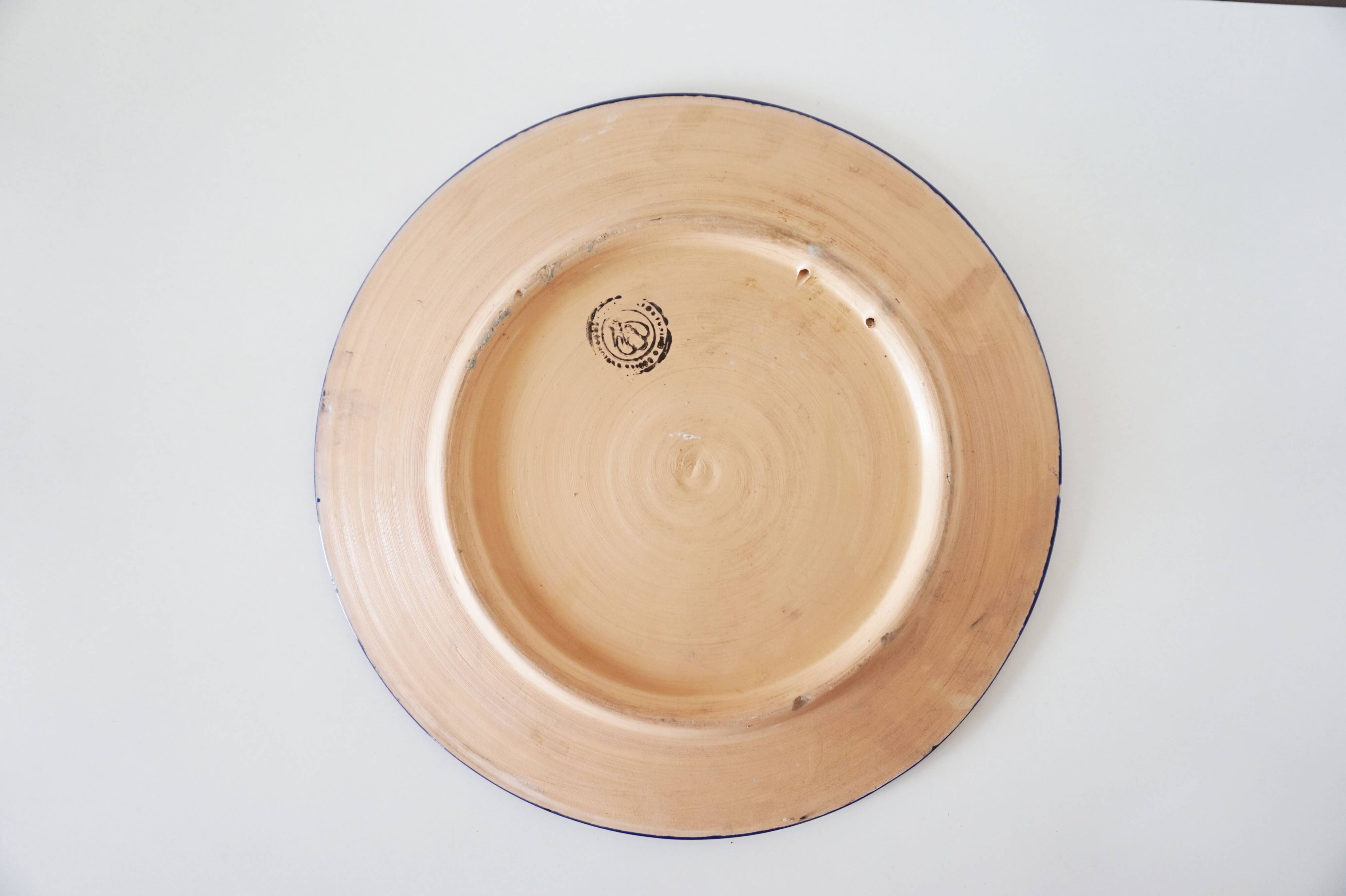 Large ceramic dish from Spain