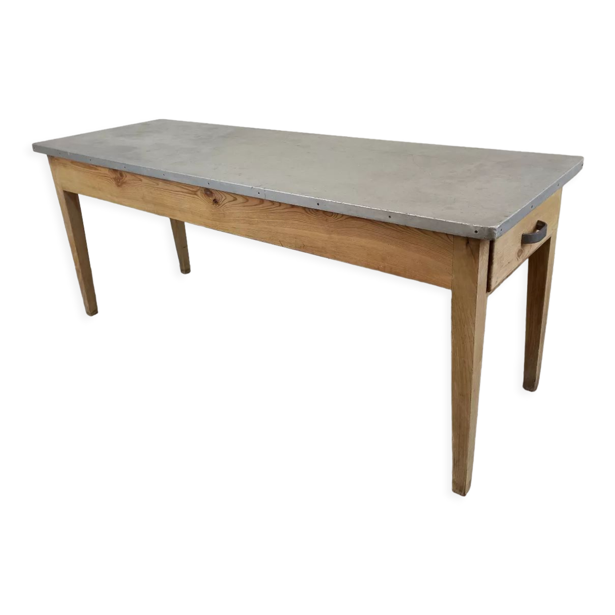Bistro table zinc tray 185 cm