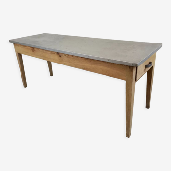 Bistro table zinc tray 185 cm