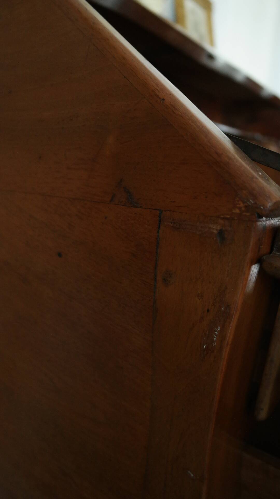 Louis XV style sloped secretary, 18th century.