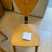 80s Italian chairs, in wood and metal
