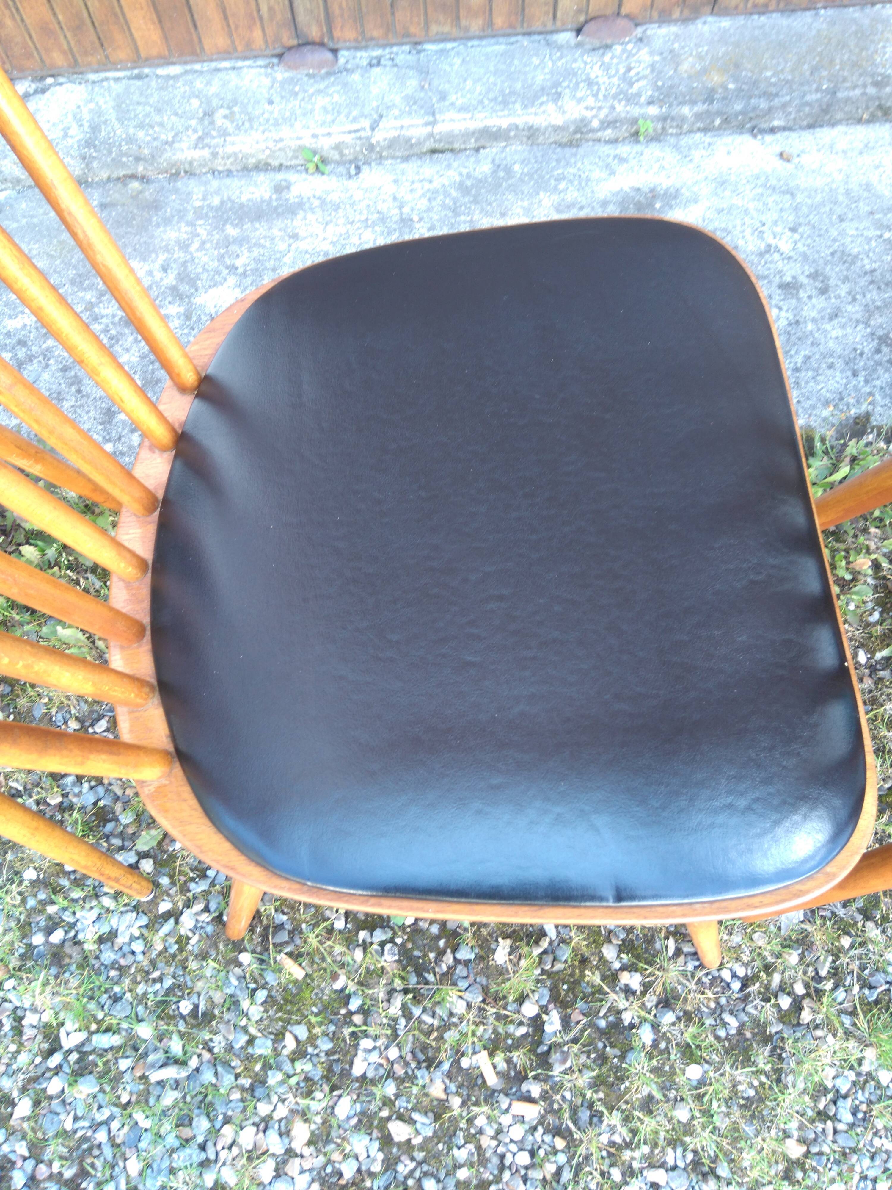 Series of 6 chairs bistrot menuet