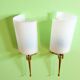 Pair Mid Century Modern wall sconce lights