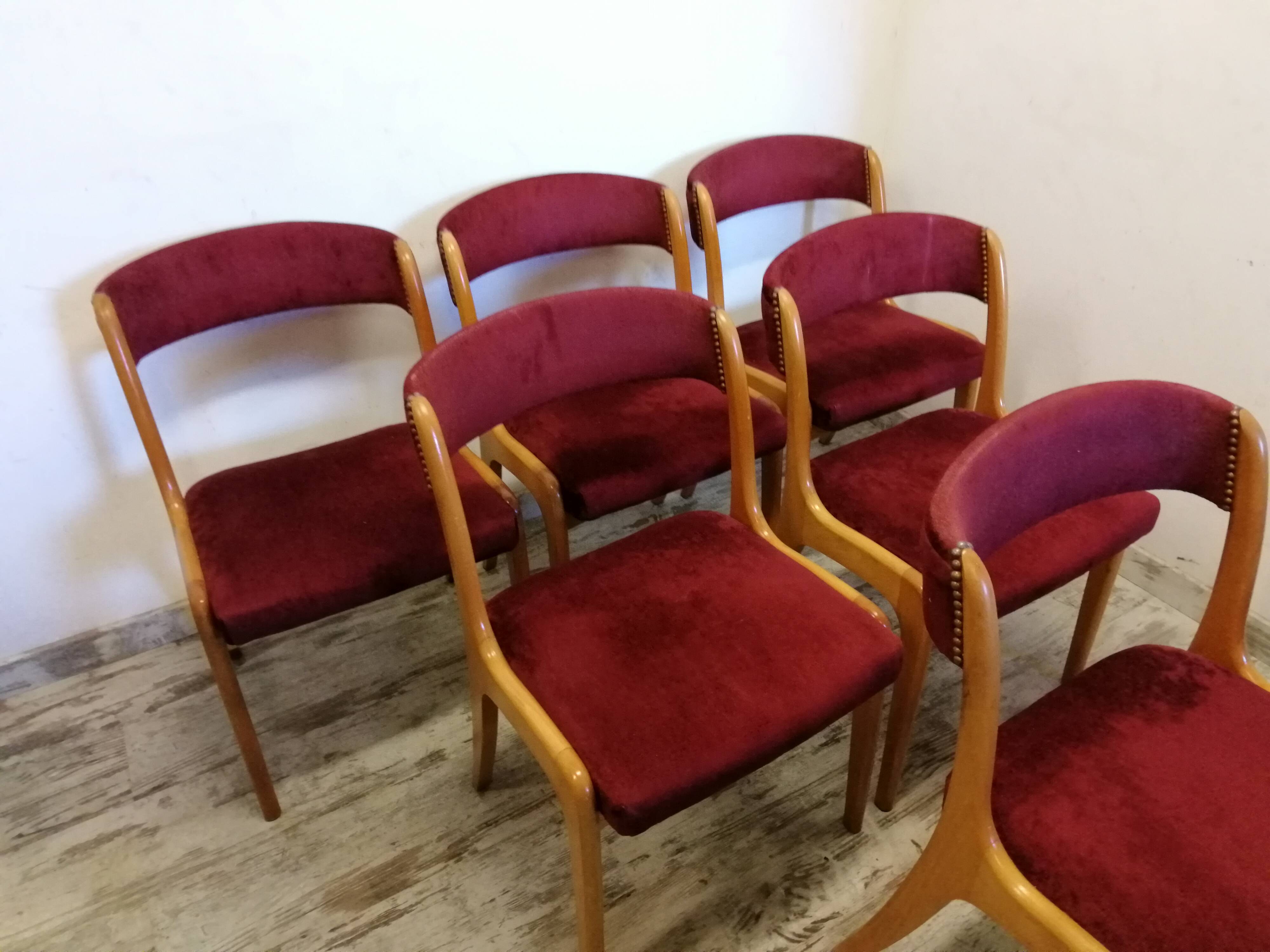 6 Baumann gondola model chairs