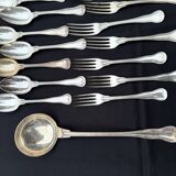 Christofle 37-piece cutlery set, Filet violon model