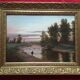 Oil on panel: The fisherman O.Paquet