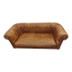 3-seater chesterfield sofa in tan leather