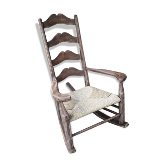 Brutalist rocking-chair