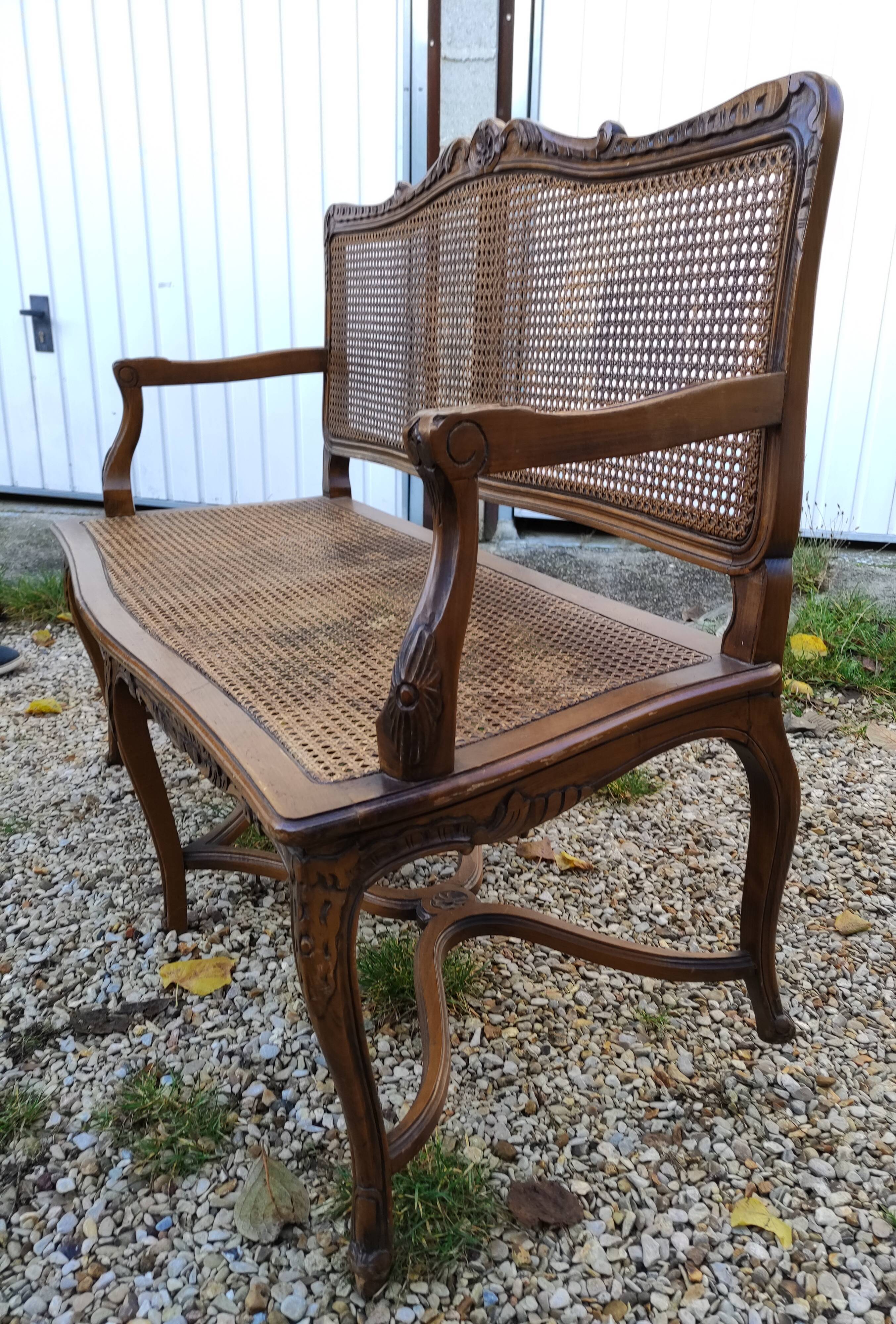 Provencal style bench