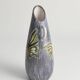 Mid-Century Modern Stoneware Vase with Sgraffito and Butterflies. Sweden, 1950s